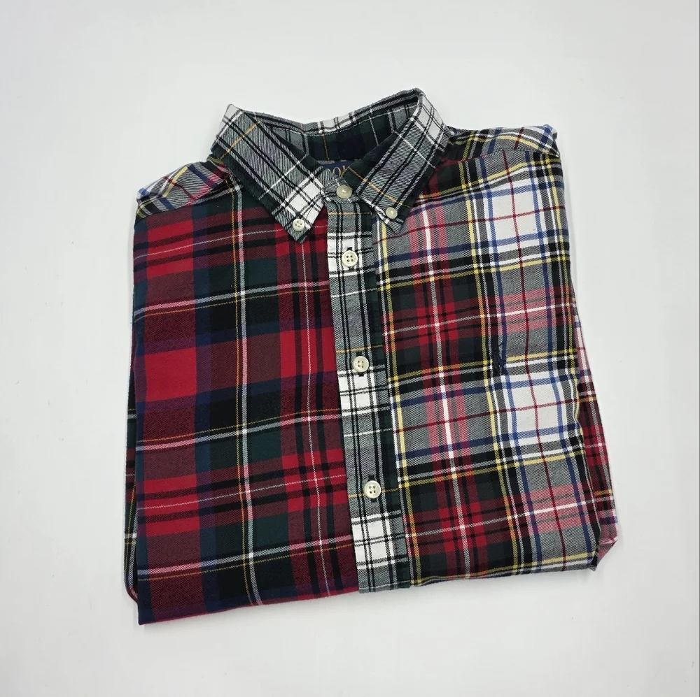 Polo Ralph Lauren boys' plaid flannel button down shirt size L